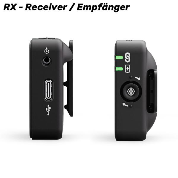 Rode Wireless ME mit Lavalier GO und Windschutz