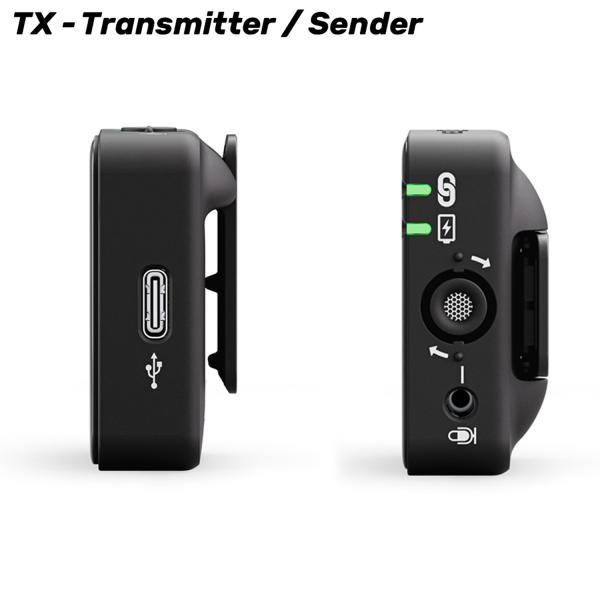 Rode Wireless ME mit Lavalier GO und Windschutz