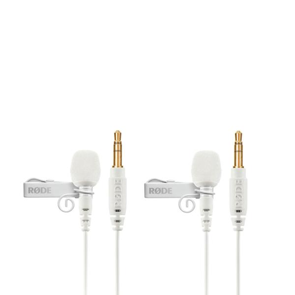 Rode Wireless ME Dual mit 2x Lavalier GO Weiss