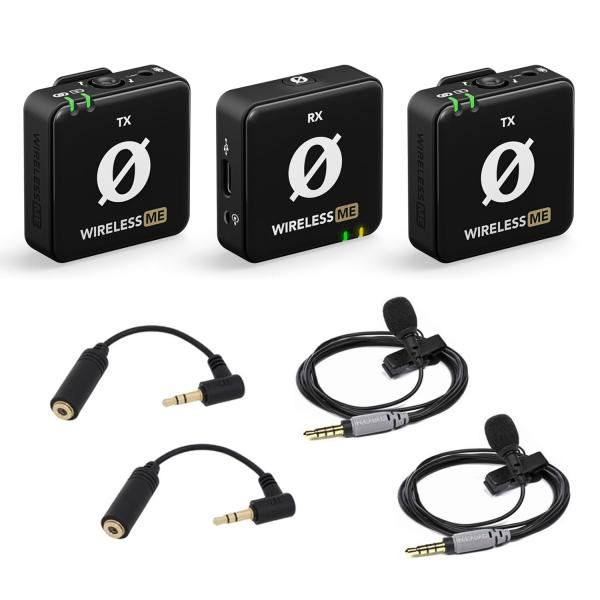 Rode Wireless ME Dual mit 2x Smartlav und 2x ADP03