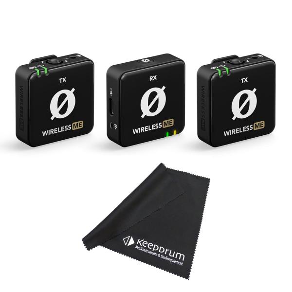 Rode Wireless ME Dual Mikrofon-System mit Tuch
