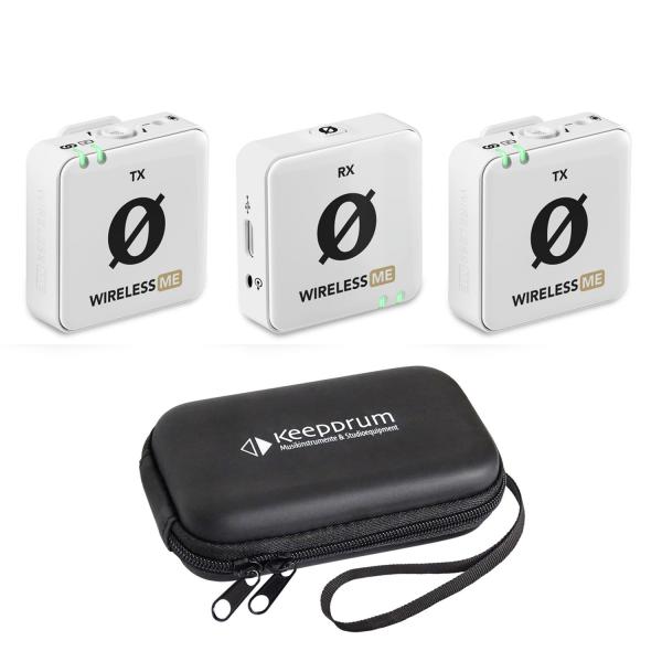 Rode Wireless ME Dual Mikrofon-System Weiss mit Softcase