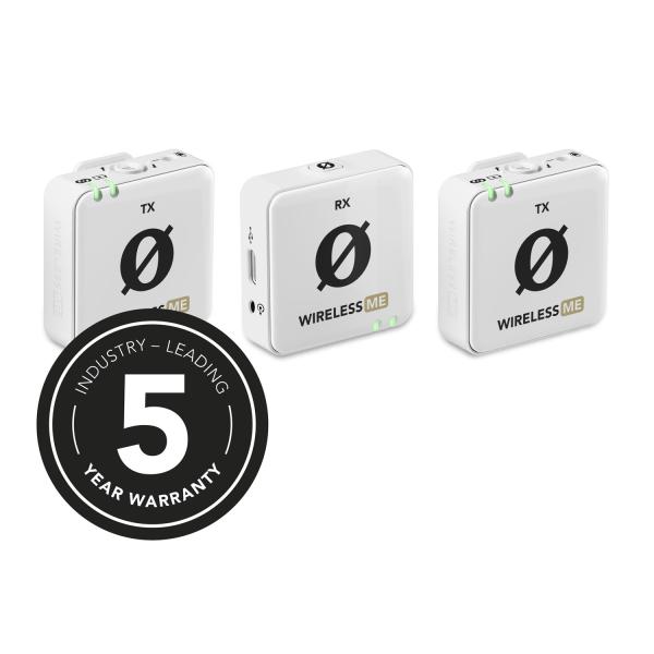 Rode Wireless ME Dual Mikrofon-System Weiss mit Softcase