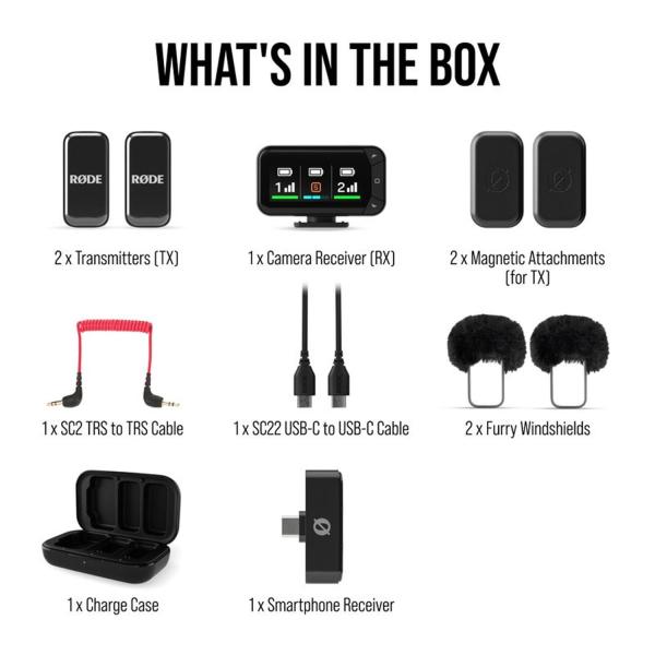 Rode Wireless Micro Camera Kit Drahtloses Mikrofon-System