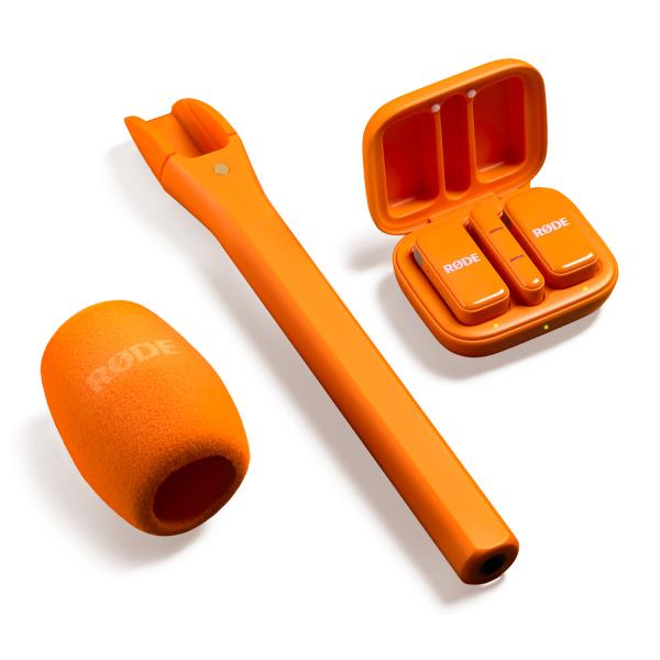 Rode Mikrofon-Funksystem Wireless Micro USB-C Interview Set Orange