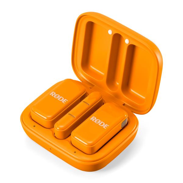 Rode Wireless Micro Mikrofon-System USB-C Orange mit Netzteil