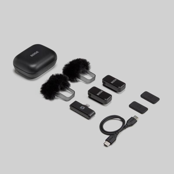 Rode Wireless Micro Drahtloses Mikrofon-System Lightning mit Tuch