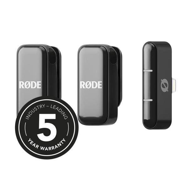 Rode Wireless Micro Drahtloses Mikrofon-System Lightning mit Tuch