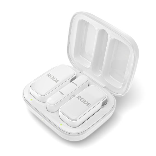 Rode Wireless Micro Drahtloses Mikrofon Lightning Weiss mit Soft-Case