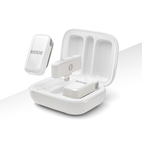 Rode Mikrofon-Funksystem Wireless Micro Lightning Interview Set Weiss