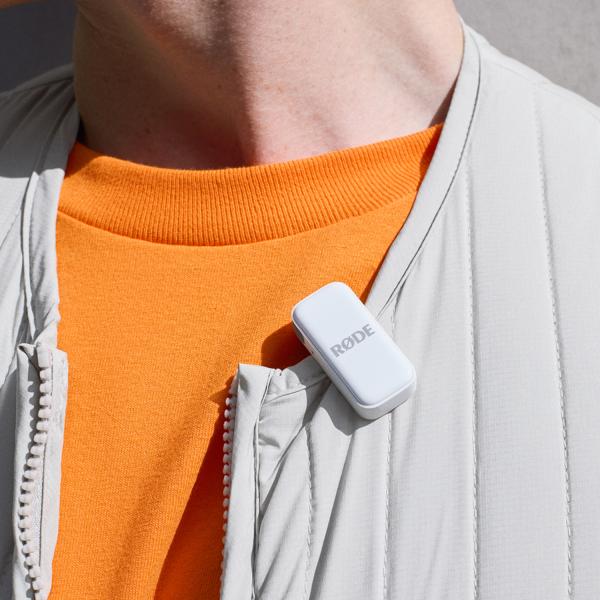 Rode Wireless Micro Drahtloses Mikrofon Lightning Weiss mit Soft-Case