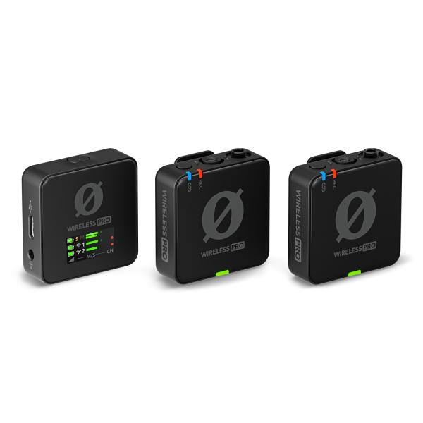 Rode Wireless Pro Mikrofon-Set mit Handadapter und Fell-Windschutz