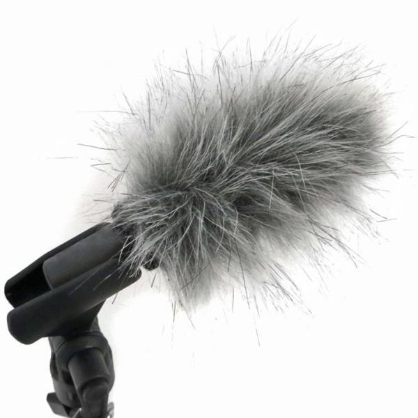 keepdrum Fell-Windschutz für Mikrofone WS04