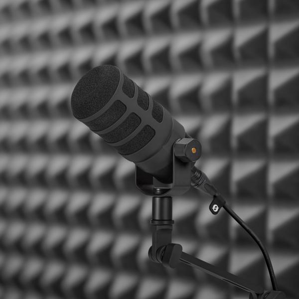 Rode Mikrofon Podmic mit WS14 Popschutz und Kabel