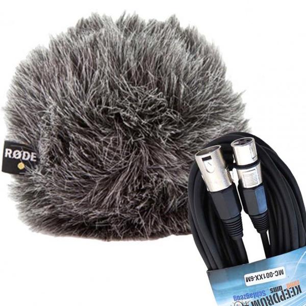 Rode WS 8 Windschutz mit Mikrofonkabel