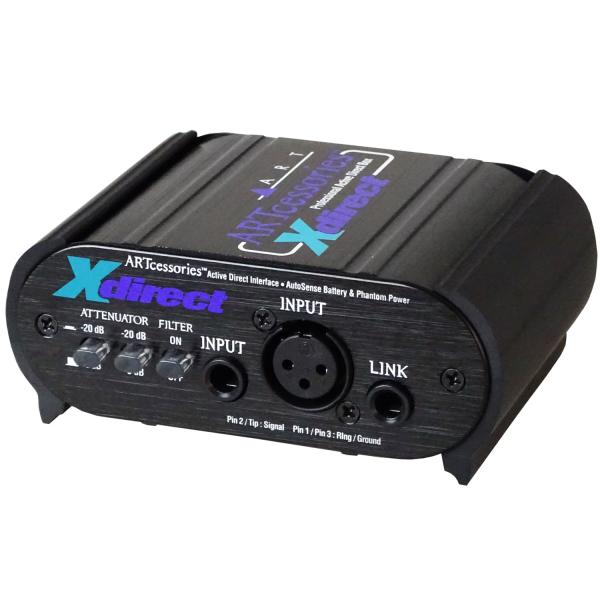 ART X-Direct aktive DI-Box mit Klinkenkabel