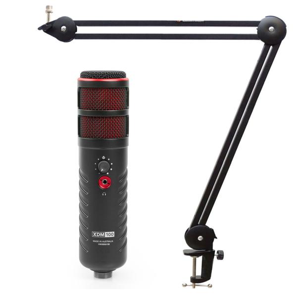 Rode X XDM-100 USB-Sprechermikrofon mit Gelenkarm