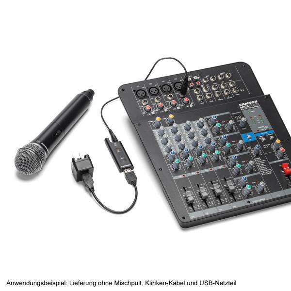 Samson XPD2HQ6 Drahtloses USB-Handmikrofon mit Kopfhörer