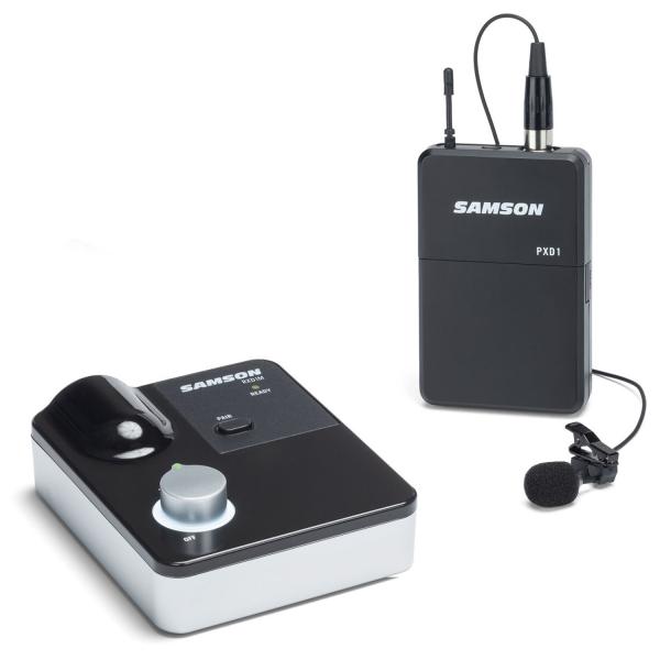 Samson XPDm Lavalier System mit Windschutz Weiss