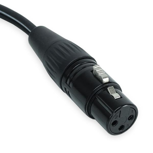keepdrum YC025 Y-Adapterkabel XLR-Splitter 2x Buchse zu 1x Buchse