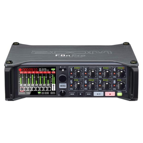 Zoom F8n Pro Audio-Recorder mit Speicherkarte