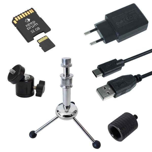 Zoom R4 MultiTrak Audio-Recorder mit Zubehör-Set