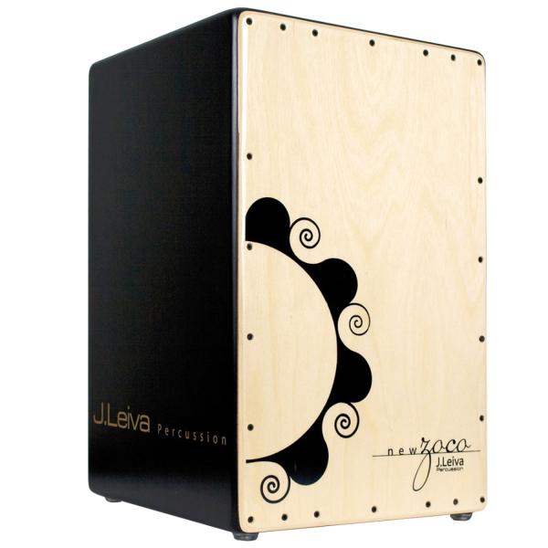 J.Leiva Percussion Zoco Cajon mit Tasche Pink mit Pad