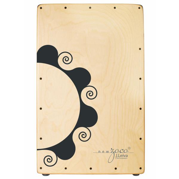 J.Leiva Percussion Zoco Cajon mit Tasche Pink mit Pad