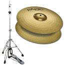 Paiste 101 Brass 14 Hi Hat Becken mit HiHat Maschine