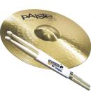 Paiste 101 Brass 16 Crash Becken mit 5A Drumticks