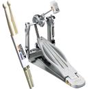 Tama Fußmaschine HP910LN Speed Cobra mit Schlagzeugstöcken