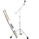 Pearl Galgen-Beckenständer B-1030 mit Schlagzeugstöcken