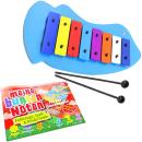 keepdrum Fisch Glockenspiel mit Notenheft