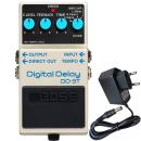 Boss DD-3T Digital-Delay Effektgerät mit 9V Netzteil