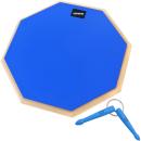 keepdrum DP-BL12  Blau Übungspad 12 mit Schlüsselanhänger Blau