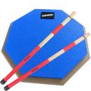 keepdrum DP-BL8 Practice Pad Blau mit SV1 Rods