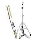 Pearl H1050 Redline Hihat-Ständer mit Schlagzeugstöcken
