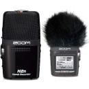 Zoom H2n Handy-Recorder mit Fell-Windschutz