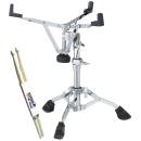 Tama Snare-Ständer HS40LOWN mit Schlagzeugstöcken