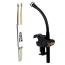 LP Latin Percussion LP591A EZ  Mikrofon Halterung mit Schlagzeugstöcken