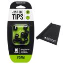 Mackie Öhrstöpsel für In-Ear Kopfhörer Größe M mit Tuch