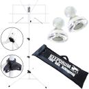 keepdrum MUS2WH Notenständer Weiss mit 10 Magnete