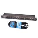 Hosa PDR-369 Patch Bay mit XLR Kabel