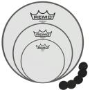Remo Emperor Clear Fell-Set mit Damper Pads