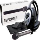 Rode Reporter Mikrofon mit Kopfhörer