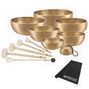 Meinl Sonic Energy SBSETCHA Chakra Klangschalen Set inkl Schlägel und Tuch