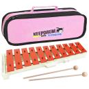 Sonor Glockenspiel SG  Sopran mit Tasche Pink