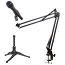 Stagg USB-Mikrofon Set mit Gelenkarm Stativ