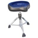 Roc-n-Soc Schlagzeughocker Sattelsitz Blau mit Unterteil