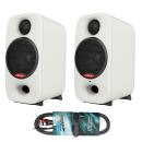Nux Studio-Monitore Axon 3 Lautsprecher Weiss mit Kabel